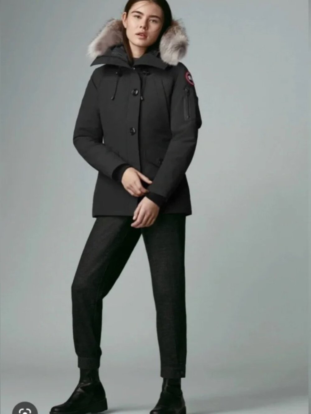PRICE DROP 🔥Canada Goose Montebello Parka XS Black Down Winter Coat TEI 3